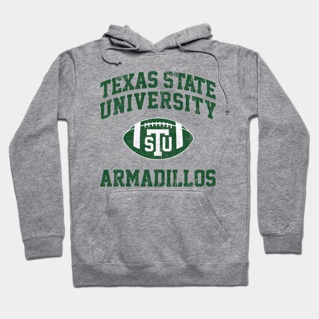 Texas State Armadillos - Necessary Roughness (Variant) Hoodie by huckblade